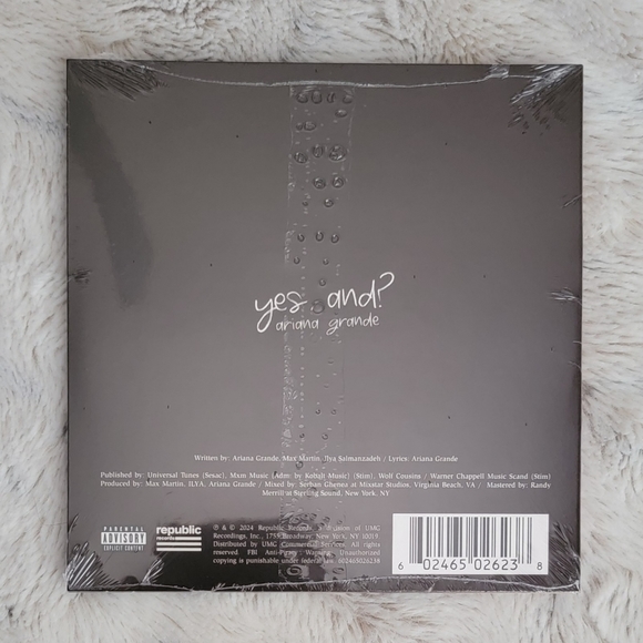 Ariana Grande "Yes, and?" CD Single Eternal Sunshine - Picture 3 of 4